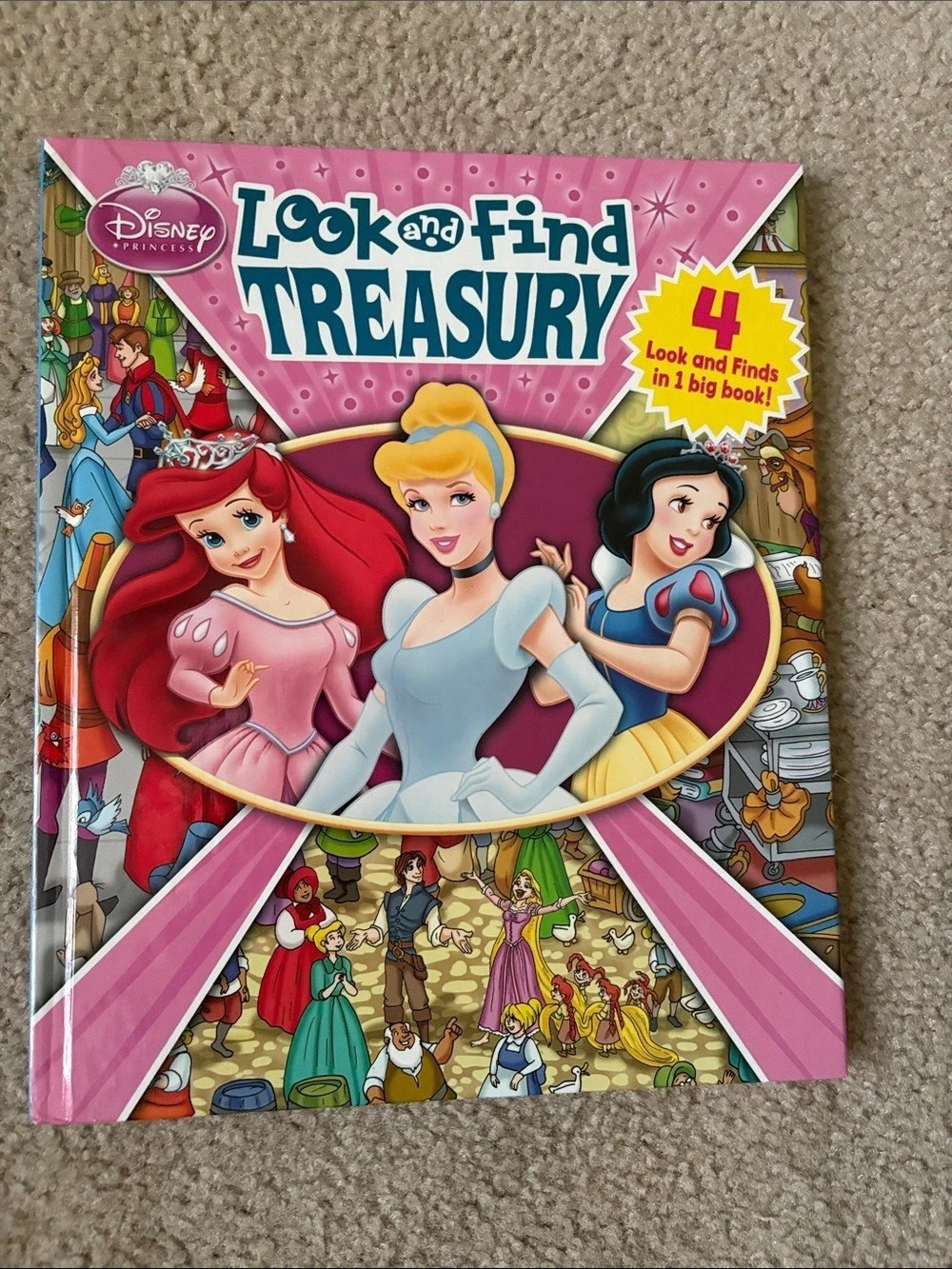 Disney Princess Look and Find Treasury Book
